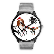 Load image into Gallery viewer, Basset Hound Dog Minnesota Christmas Special Wrist Watch-Free Shipping