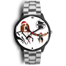Load image into Gallery viewer, Basset Hound Dog Minnesota Christmas Special Wrist Watch-Free Shipping