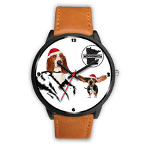 Load image into Gallery viewer, Basset Hound Dog Minnesota Christmas Special Wrist Watch-Free Shipping