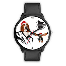 Load image into Gallery viewer, Basset Hound Dog Minnesota Christmas Special Wrist Watch-Free Shipping