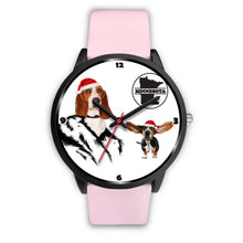 Load image into Gallery viewer, Basset Hound Dog Minnesota Christmas Special Wrist Watch-Free Shipping
