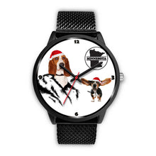 Load image into Gallery viewer, Basset Hound Dog Minnesota Christmas Special Wrist Watch-Free Shipping