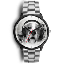 Load image into Gallery viewer, Beagle With Headphone Christmas Special Wrist Watch-Free Shipping