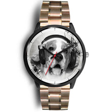 Load image into Gallery viewer, Beagle With Headphone Christmas Special Wrist Watch-Free Shipping