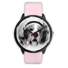 Load image into Gallery viewer, Beagle With Headphone Christmas Special Wrist Watch-Free Shipping