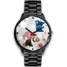 Load image into Gallery viewer, Bearded Collie Minnesota Christmas Special Wrist Watch-Free Shipping