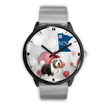 Load image into Gallery viewer, Bearded Collie Minnesota Christmas Special Wrist Watch-Free Shipping