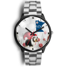 Load image into Gallery viewer, Bearded Collie Minnesota Christmas Special Wrist Watch-Free Shipping