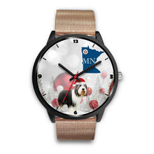 Load image into Gallery viewer, Bearded Collie Minnesota Christmas Special Wrist Watch-Free Shipping