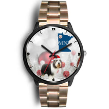 Load image into Gallery viewer, Bearded Collie Minnesota Christmas Special Wrist Watch-Free Shipping