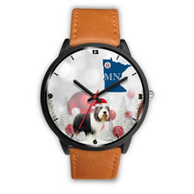 Load image into Gallery viewer, Bearded Collie Minnesota Christmas Special Wrist Watch-Free Shipping