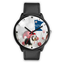 Load image into Gallery viewer, Bearded Collie Minnesota Christmas Special Wrist Watch-Free Shipping