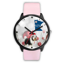 Load image into Gallery viewer, Bearded Collie Minnesota Christmas Special Wrist Watch-Free Shipping
