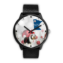 Load image into Gallery viewer, Bearded Collie Minnesota Christmas Special Wrist Watch-Free Shipping