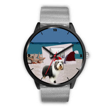 Load image into Gallery viewer, Bearded Collie Colorado Christmas Special Wrist Watch-Free Shipping