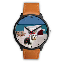 Load image into Gallery viewer, Bearded Collie Colorado Christmas Special Wrist Watch-Free Shipping