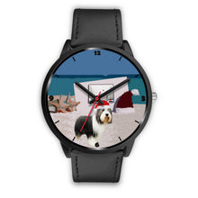 Load image into Gallery viewer, Bearded Collie Colorado Christmas Special Wrist Watch-Free Shipping