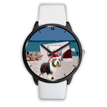 Load image into Gallery viewer, Bearded Collie Colorado Christmas Special Wrist Watch-Free Shipping