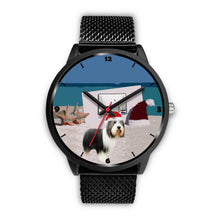Load image into Gallery viewer, Bearded Collie Colorado Christmas Special Wrist Watch-Free Shipping