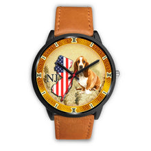 Load image into Gallery viewer, Basset Hound Dog New Jersey Christmas Special Wrist Watch-Free Shipping
