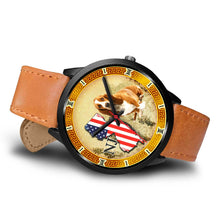 Load image into Gallery viewer, Basset Hound Dog New Jersey Christmas Special Wrist Watch-Free Shipping