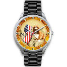 Load image into Gallery viewer, Basset Hound New Jersey Christmas Special Limited Edition Wrist Watch-Free Shipping
