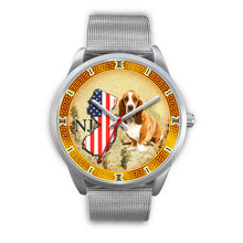Load image into Gallery viewer, Basset Hound New Jersey Christmas Special Limited Edition Wrist Watch-Free Shipping