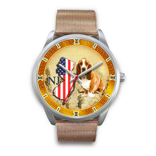 Load image into Gallery viewer, Basset Hound New Jersey Christmas Special Limited Edition Wrist Watch-Free Shipping