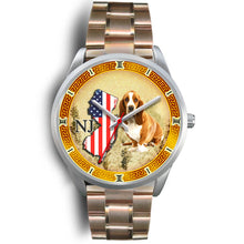 Load image into Gallery viewer, Basset Hound New Jersey Christmas Special Limited Edition Wrist Watch-Free Shipping