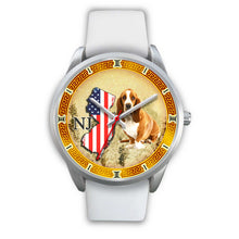 Load image into Gallery viewer, Basset Hound New Jersey Christmas Special Limited Edition Wrist Watch-Free Shipping