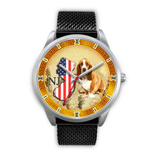Load image into Gallery viewer, Basset Hound New Jersey Christmas Special Limited Edition Wrist Watch-Free Shipping