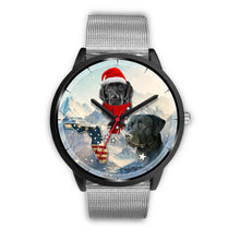 Load image into Gallery viewer, Black Labrador Retriever Florida Christmas Special Wrist Watch-Free Shipping