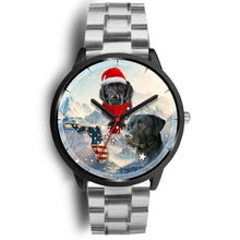 Load image into Gallery viewer, Black Labrador Retriever Florida Christmas Special Wrist Watch-Free Shipping