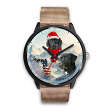 Load image into Gallery viewer, Black Labrador Retriever Florida Christmas Special Wrist Watch-Free Shipping