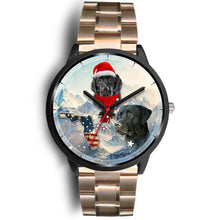 Load image into Gallery viewer, Black Labrador Retriever Florida Christmas Special Wrist Watch-Free Shipping