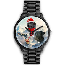 Load image into Gallery viewer, Black Labrador Retriever Florida Christmas Special Wrist Watch-Free Shipping