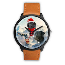 Load image into Gallery viewer, Black Labrador Retriever Florida Christmas Special Wrist Watch-Free Shipping