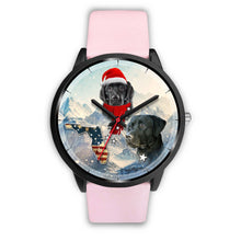 Load image into Gallery viewer, Black Labrador Retriever Florida Christmas Special Wrist Watch-Free Shipping