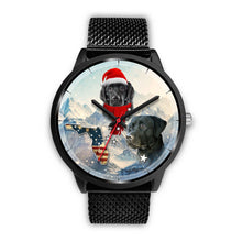Load image into Gallery viewer, Black Labrador Retriever Florida Christmas Special Wrist Watch-Free Shipping