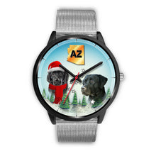Load image into Gallery viewer, Black Labrador Retriever Arizona Christmas Special Wrist Watch-Free Shipping