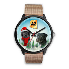 Load image into Gallery viewer, Black Labrador Retriever Arizona Christmas Special Wrist Watch-Free Shipping