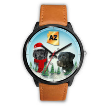 Load image into Gallery viewer, Black Labrador Retriever Arizona Christmas Special Wrist Watch-Free Shipping
