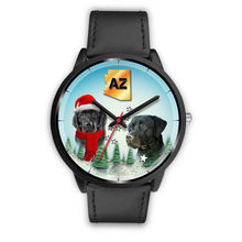 Load image into Gallery viewer, Black Labrador Retriever Arizona Christmas Special Wrist Watch-Free Shipping