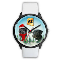 Load image into Gallery viewer, Black Labrador Retriever Arizona Christmas Special Wrist Watch-Free Shipping
