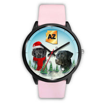 Load image into Gallery viewer, Black Labrador Retriever Arizona Christmas Special Wrist Watch-Free Shipping