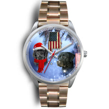 Load image into Gallery viewer, Black Labrador Retriever Alabama Christmas Special Wrist Watch-Free Shipping