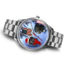 Load image into Gallery viewer, Black Labrador Retriever Alabama Christmas Special Wrist Watch-Free Shipping