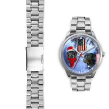 Load image into Gallery viewer, Black Labrador Retriever Alabama Christmas Special Wrist Watch-Free Shipping