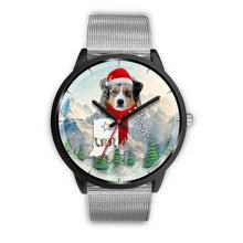 Load image into Gallery viewer, Australian Shepherd Indiana Christmas Special Wrist Watch-Free Shipping