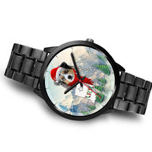 Load image into Gallery viewer, Australian Shepherd Indiana Christmas Special Wrist Watch-Free Shipping